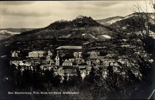 Ak Bad Blankenburg in Thüringen, Burg Greifenstein