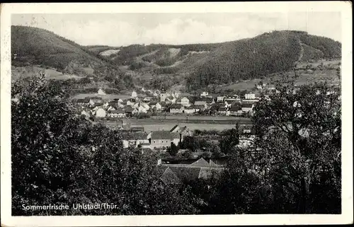 Ak Uhlstädt Kirchhasel an der Saale, Gesamtansicht