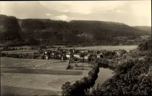 Ak Weißen Uhlstädt Kirchhasel Thüringen, Panorama