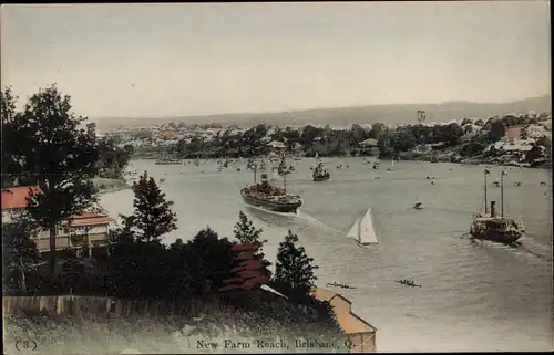 Ak Brisbane Australien, New Farm Reach