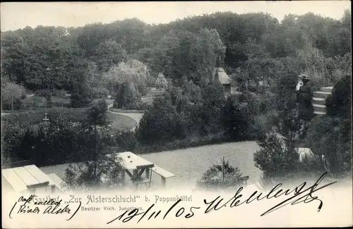 Ak Hamburg Wandsbek Poppenbüttel, Gasthof zur Alsterschlucht