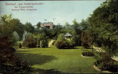 Ak Hamburg Wandsbek Poppenbüttel, Gasthof Zur Alsterschlucht