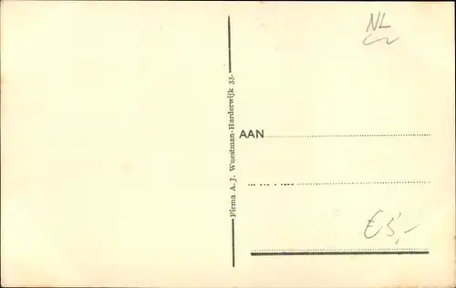 Ak Harderwijk Gelderland, Vischpoort met Schapenhoek