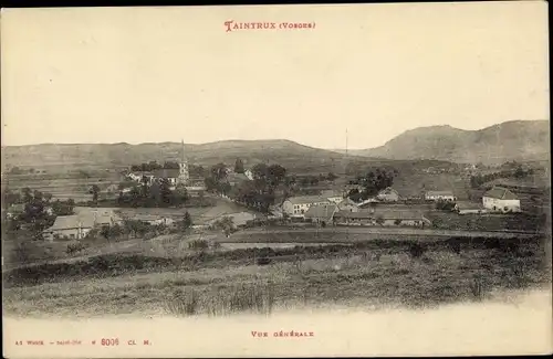 Ak Taintreux Vosges, Vue Générale