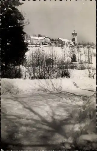 Ak Le Tholy Vosges, Hôtel Gérard en Hiver