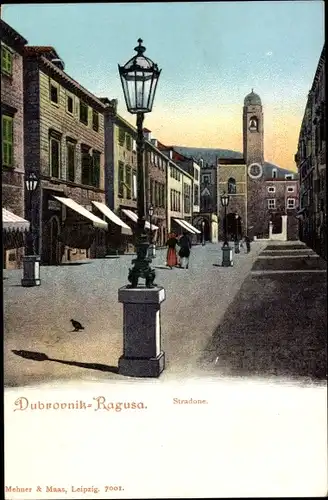 Ak Ragusa Dubrovnik Kroatien, Stradone