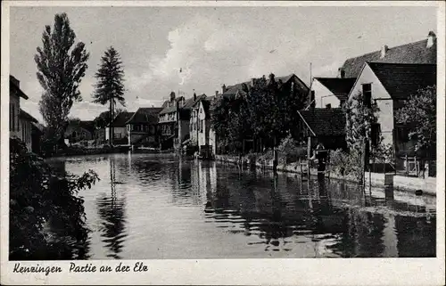 Ak Kenzingen im Breisgau Baden, Elz Partie