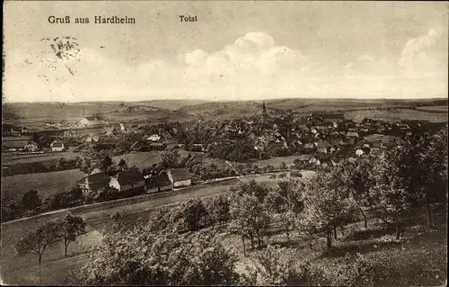 Ak Hardheim im Odenwald Baden, Gesamtansicht