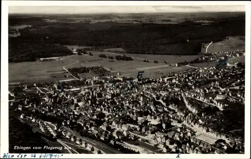 Ak Ebingen Albstadt in Württemberg, Fliegeraufnahme