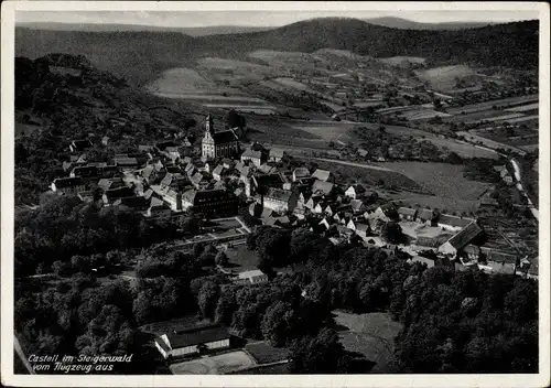 Ak Castell Unterfranken, Fliegeraufnahme