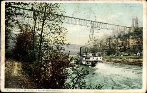 Ak High Bridge Kentucky USA, Falls City vorbei an High Bridge