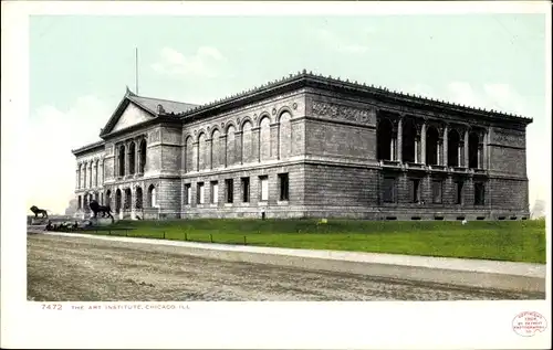 Ak Chicago Illinois USA, The Art Institute