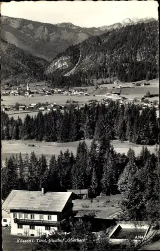 Ak Kössen in Tirol, Gasthof Oberbach