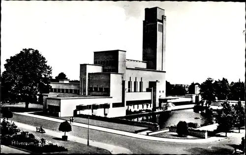 Ak Hilversum Nordholland Niederlande, Rathaus