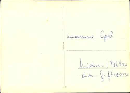 Ak Schauspielerin und Fernsehansagerin Irene Koss, Portrait, Autogramm