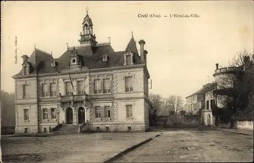 Ak Creil-Oise, Rathaus