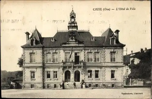 Ak Creil-Oise, Rathaus