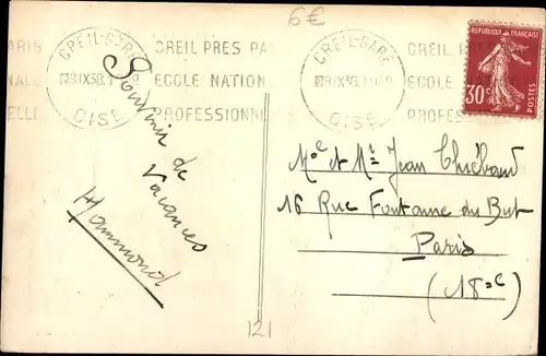 Ak Creil-Oise, Rathaus