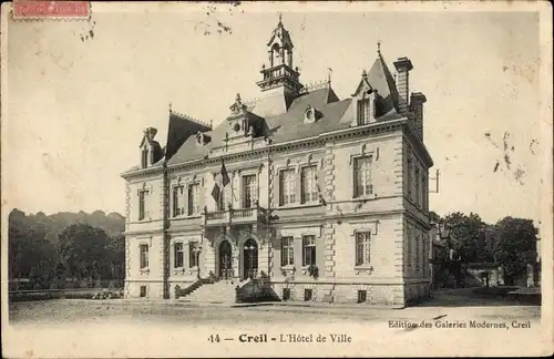 Ak Creil-Oise, Rathaus