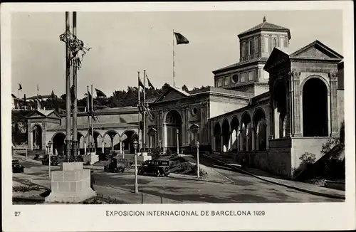 Ak Exposicion Internacional de Barcelona 1929, Palacio de las Artes Graficas