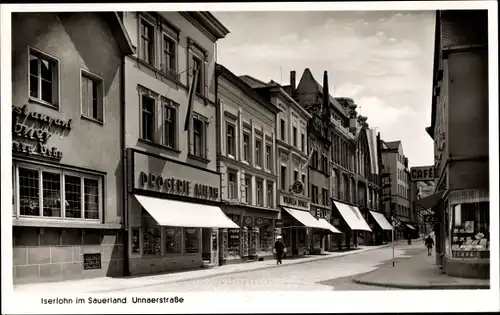 Ak Iserlohn im Märkischen Kreis, Unnaerstraße, Drogerie