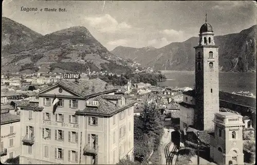 Ak Lugano Kanton Tessin Schweiz, Monte Bré