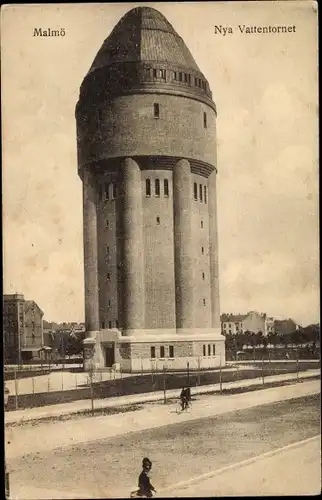 Ak Malmö Schweden, Wasserturm