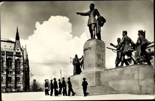 Ak Budapest Ungarn, Kossuth-Denkmal
