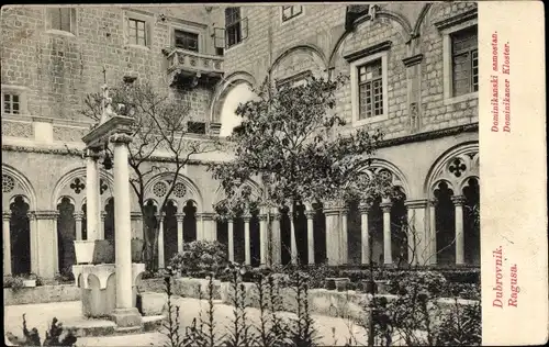 Ak Ragusa Dubrovnik Kroatien, Dominikaner Kloster