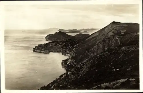 Ak Ragusa Dubrovnik Kroatien, Panorama