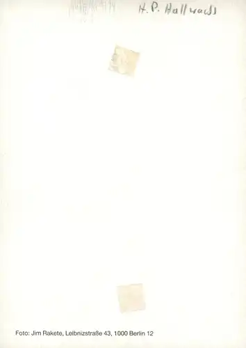 Ak Schauspieler H. P. Hallwachs, Portrait, Autogramm