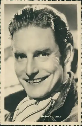 Ak Schauspieler Robert Donat, Portrait