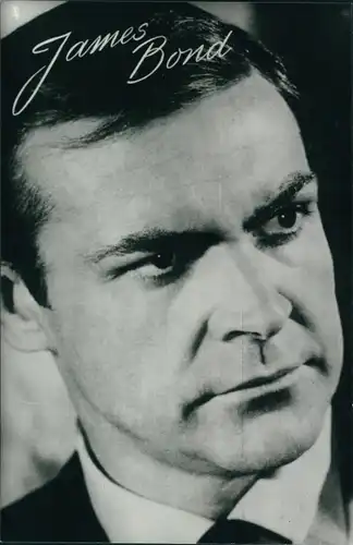Ak Schauspieler Sean Connery, Portrait, Film James Bond, Autogramm