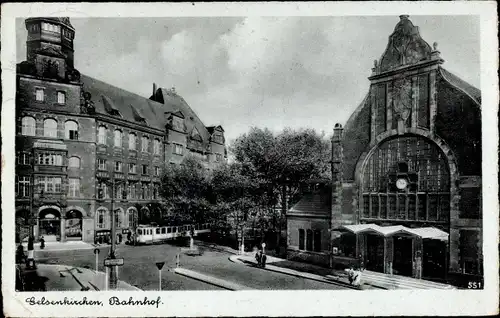 Ak Gelsenkirchen im Ruhrgebiet, Bahnhof