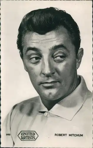 Ak Schauspieler Robert Mitchum,  Portrait