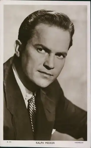 Ak Schauspieler Ralph Meeker,  Portrait