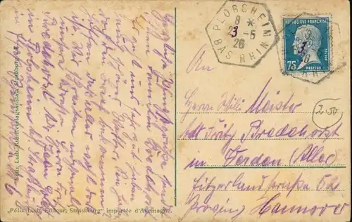 Ak Elsässer Tracht, Elsässerin, Kuchen