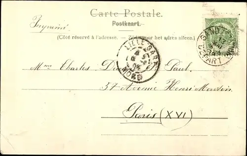 Ak Gent Gent Ostflandern, Grand Theater