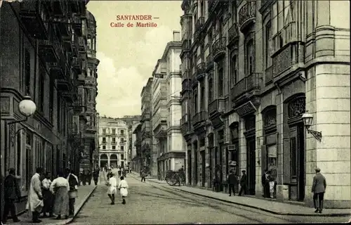 Ak Santander Kantabrien Spanien, Calle de Martillo