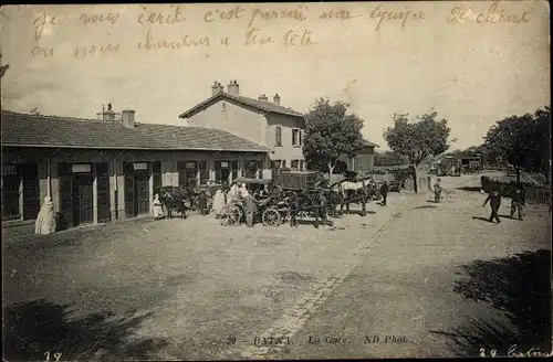 Ak Batna Algerien, Bahnhof
