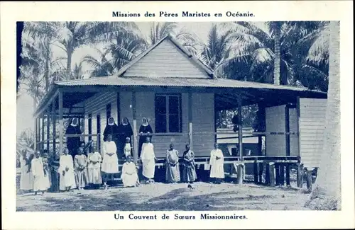 Ak Ozeanien, Missions des Pères Maristes, Couvent de Soeurs Missionnaires