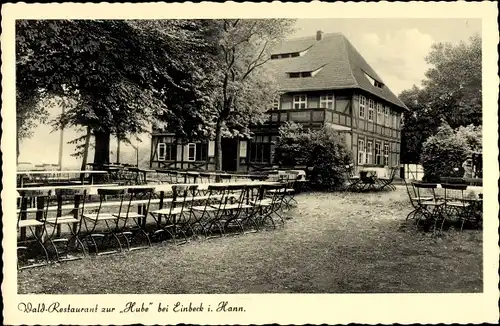 Ak Einbeck in Niedersachsen, Waldrestaurant zur Hube