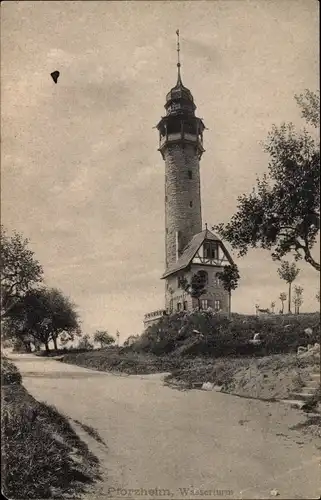 Ak Pforzheim im Schwarzwald, Wasserturm