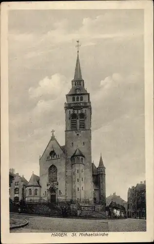 Ak Hagen in Westfalen, St. Michaelskirche