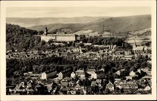 Ak Rudolstadt in Thüringen, Heidecksburg, Panorama