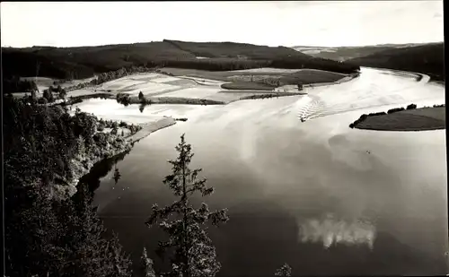 Ak Saale Orla Kreis, Bleilochtalsperre, Stausee, Agnesruhe