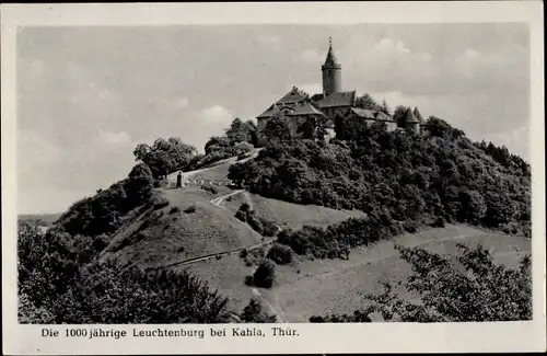 Ak Seitenroda in Thüringen, Leuchtenburg bei Kahla