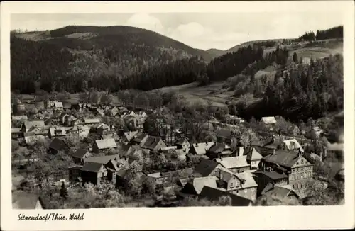 Ak Sitzendorf in Thüringen, Panorama vom Ort