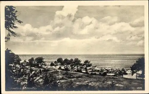 Ak Ostseebad Zinnowitz auf Usedom, Strand