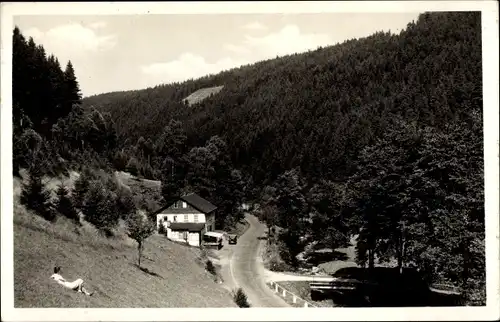 Ak Remptendorf in Thüringen, Sormitzgrund, Gasthaus Grubersmühle